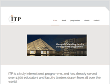 Tablet Screenshot of itp-schools.com